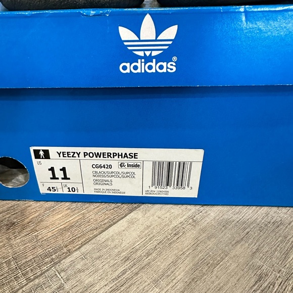 Adidas Yeezy Powerphase sz. 11 black/black VNDS Power Phase Kanye West - Picture 3 of 8
